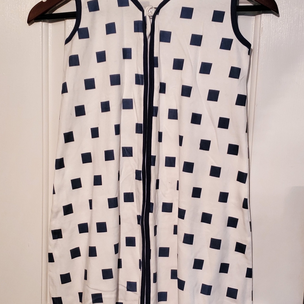 Yoofoss Baby Sleep Sack – Size 12–18 Months  Navy and White Sleeveless Dress